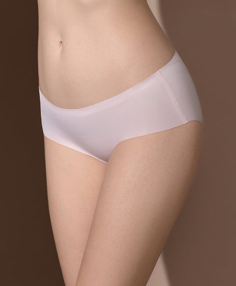 Simple Laminated Low Waist Hipster Panties