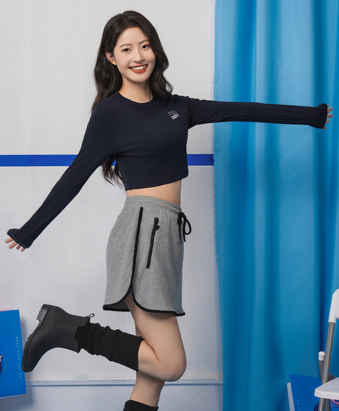 Dream Squad Waffle Pocket Skort with Drawstring