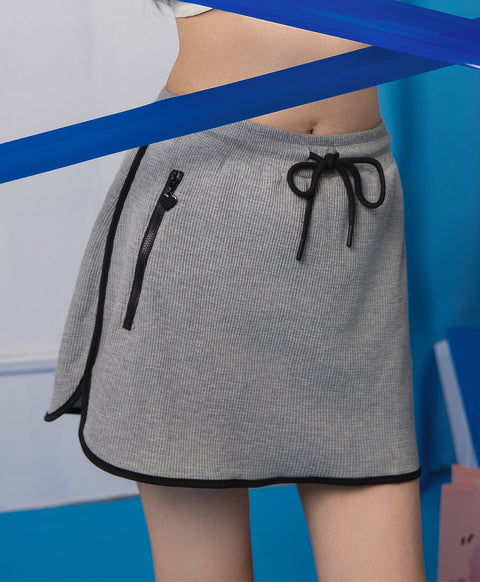 Dream Squad Waffle Pocket Skort with Drawstring