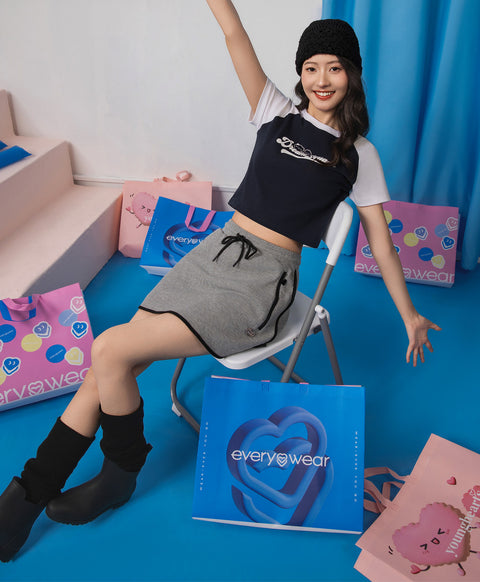 Dream Squad Waffle Pocket Skort with Drawstring