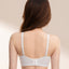 Microfiber Elegant Lace Full Cup Coverage Underwire Bra (B Cup)