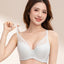 Microfiber Elegant Lace Full Cup Coverage Underwire Bra (B Cup)