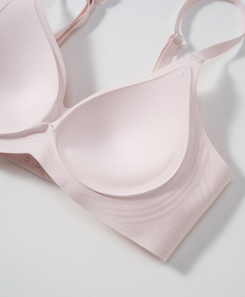 Marshmallow Kiss Triangle Wireless Bra with Back Hook – New & Improved
