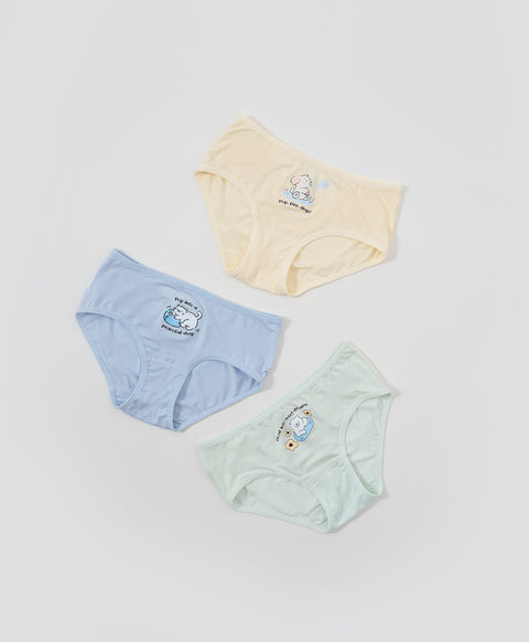 Junior Bedtime Bubbles Mini 3pcs Panties Pack