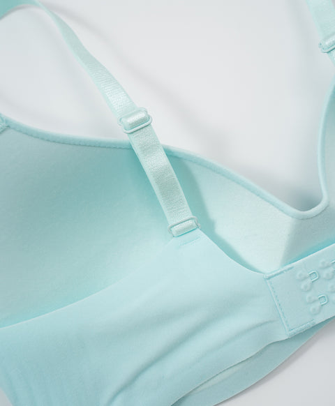 Second Skin Soft Seamless Wireless Demi 3/4 Cup Lightly-Lined Bra