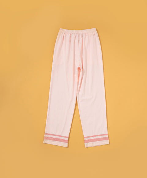 Delulu Power Hearts Short Sleeve Top & Long Pants PJ Set