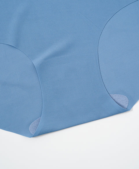 Simple Laminated Low Waist Hipster Panties