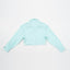Peekaboo Convertible Collar Crop Shirt