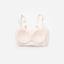 High Coverage Sculpting Side Panel Laminated Wireless Bralette with Back Hooks