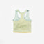 Stay Bloom Padded Stripes Ribbed Racerback Vest