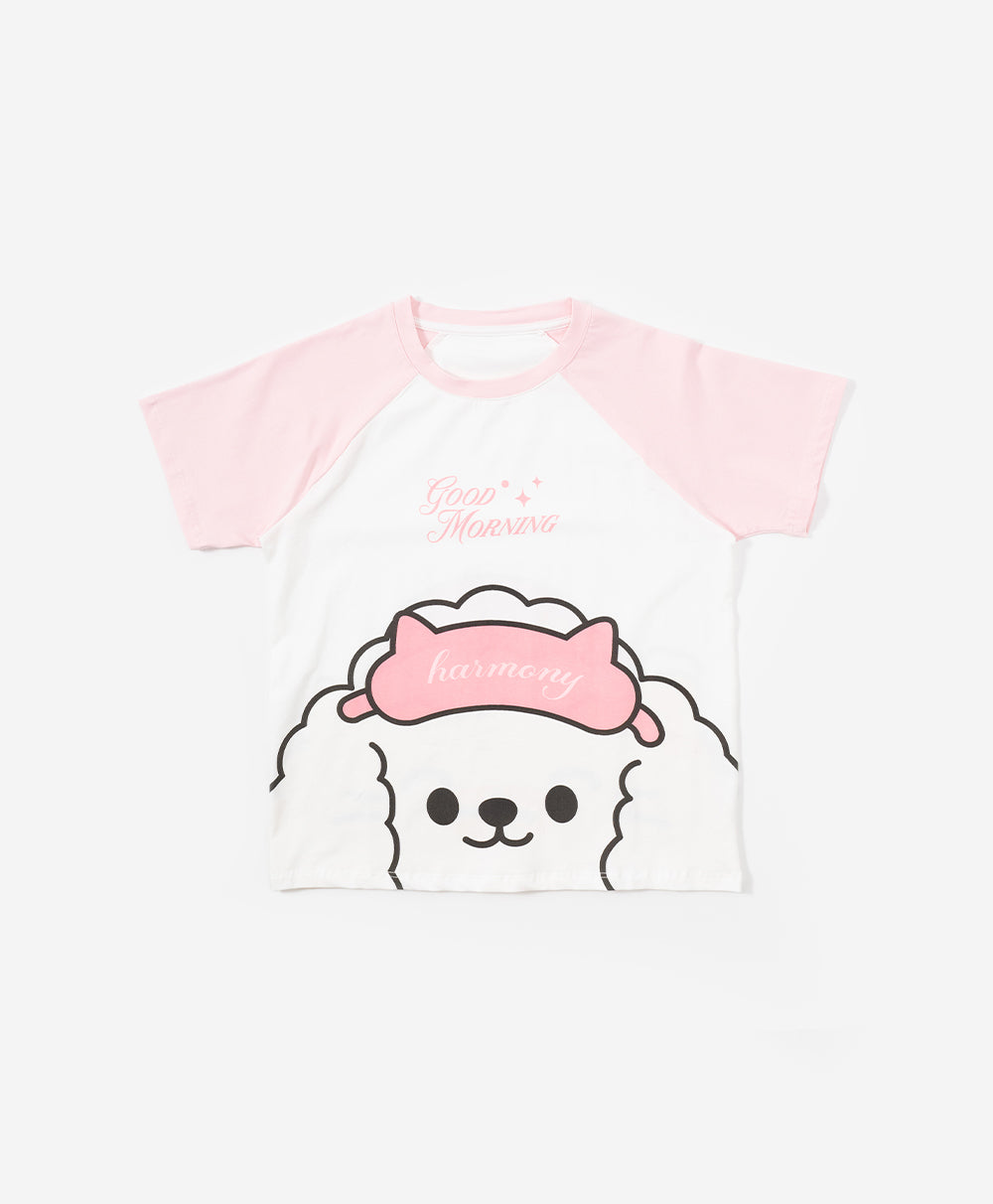 Junior Morning Harmony Short Sleeves Top & Shorts Sleep Set