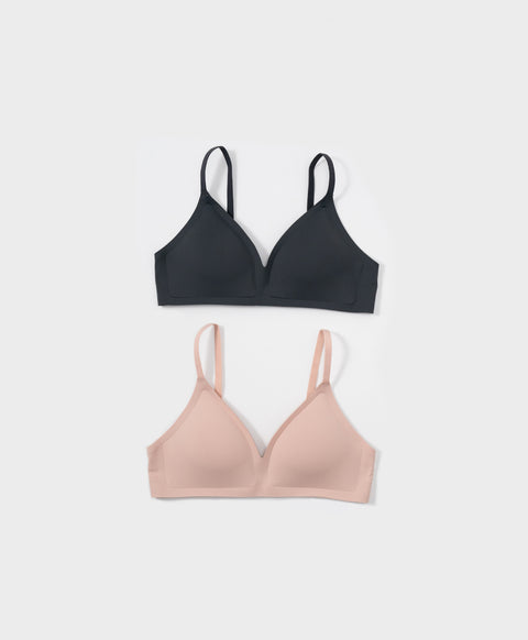 INNR No Pressure! Teens Seamless V-Neck Bralette With Back Hook
