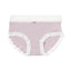 Delicate Bow Low Waist Hipster Ribbed Cotton Panties