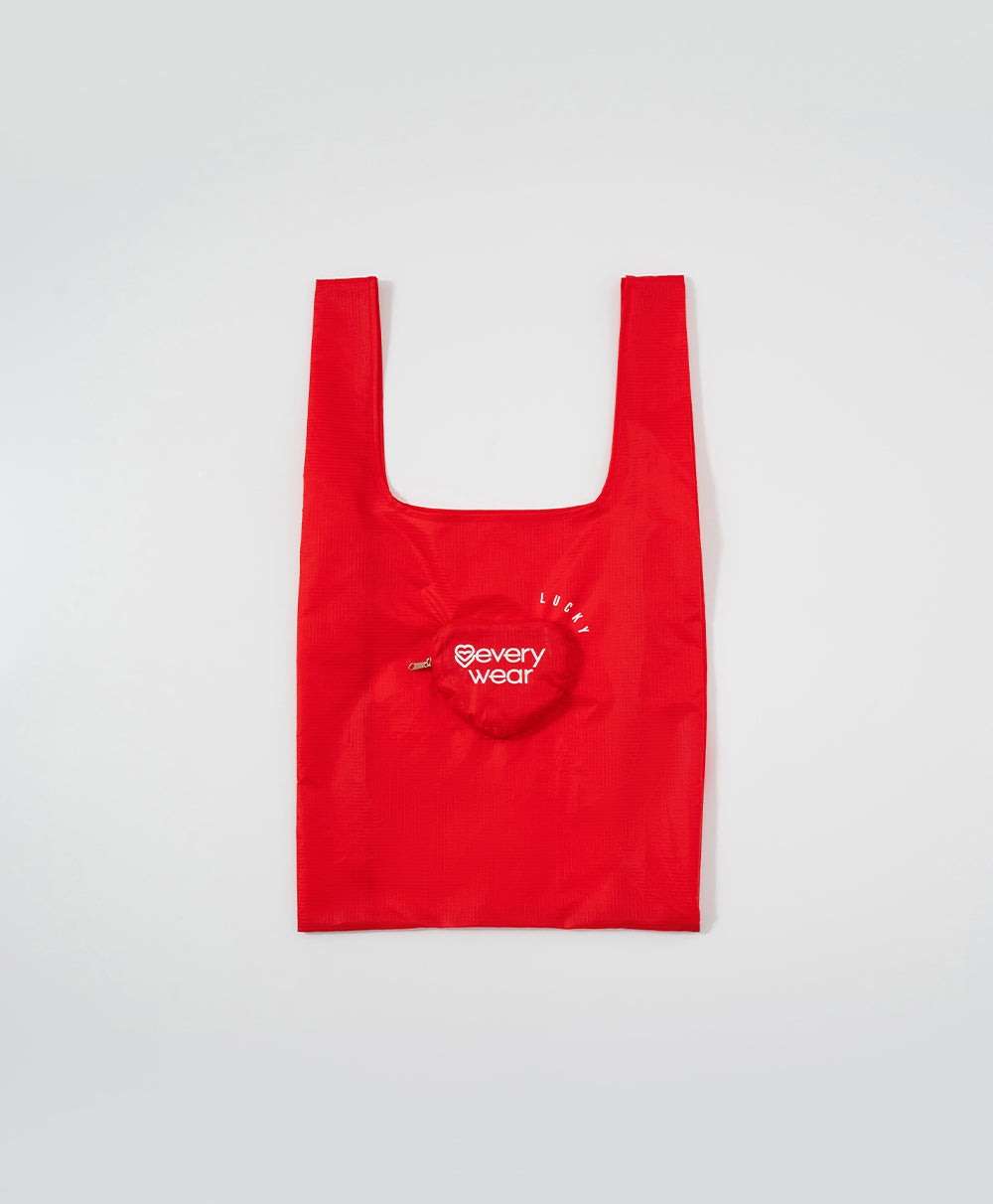 Call Me Lucky Heart Packable Eco Bag