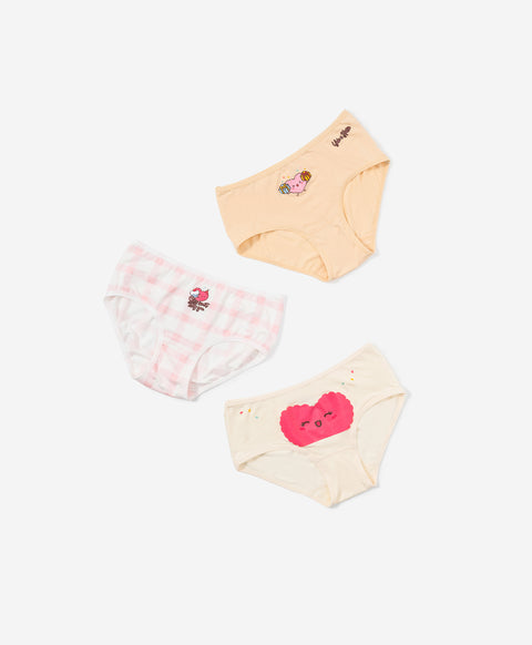 Junior Yuki & Hattie 3pcs Viscose Mini Panty Pack