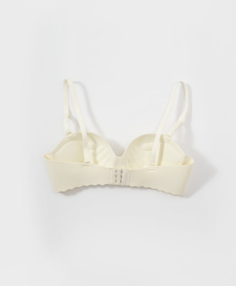 Barely Barely Mesh 1/2 cup Wireless Push-Up Bra