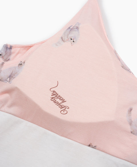 Catitude-ing Cami Long Dress