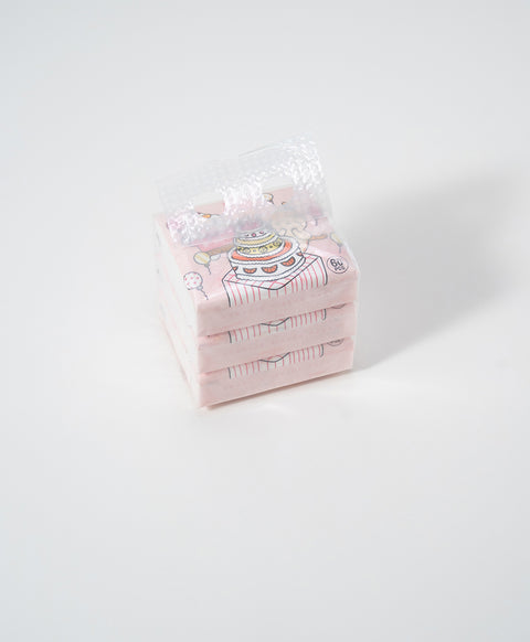 Harmony B-Day Party Graphic Tissue 3-Pack Set (3x60’s)