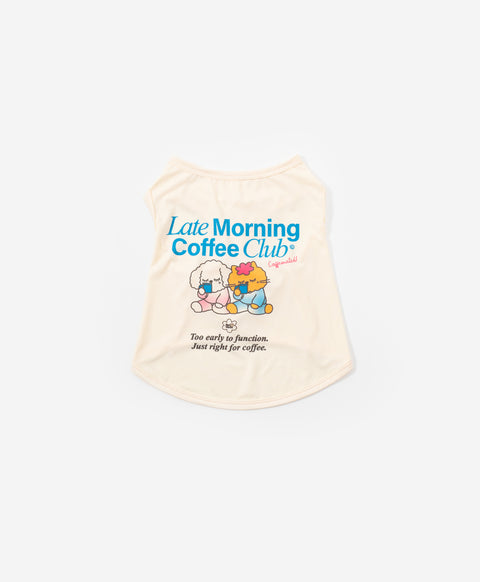 BedMood Cremo & Mello Late Morning Coffee Club Pet Shirt