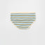 Preppy Stripes Low Waist Midi Ribbed Cotton Panties