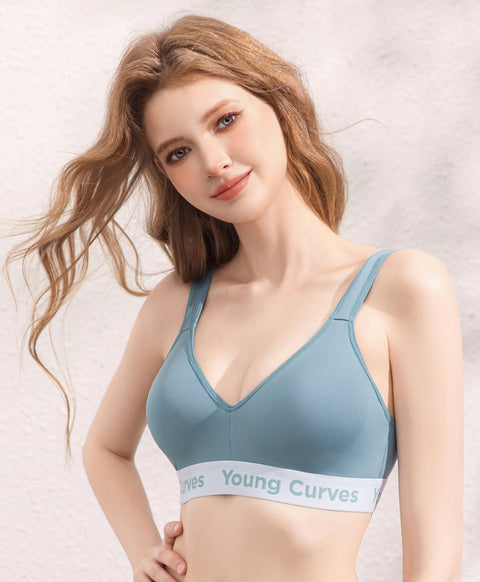 365 Days with Young Curves Athletics Club Wireless U-Back Bralette with Back Hooks