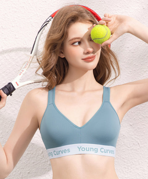 365 Days with Young Curves Athletics Club Wireless U-Back Bralette with Back Hooks