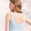 Pure Rib Seamless Knit U-Back Pull Over Vest