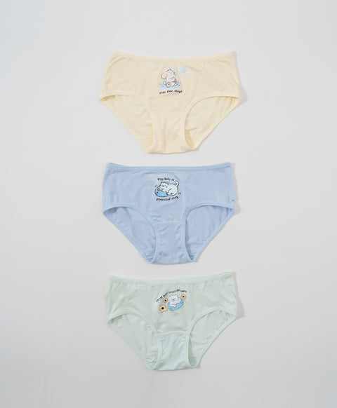 Junior Bedtime Bubbles Mini 3pcs Panties Pack