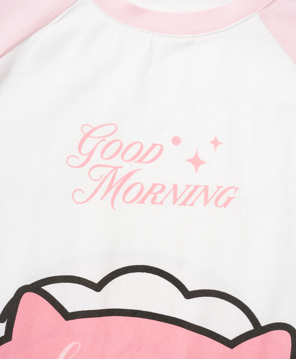 Junior Morning Harmony Short Sleeves Top & Shorts Sleep Set