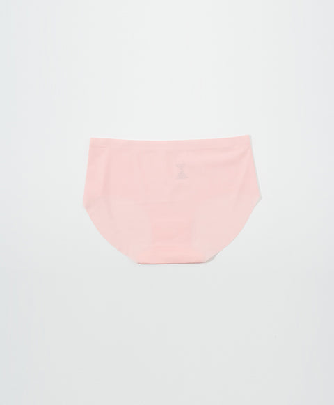 Simple Laminated Low Waist Hipster Panties