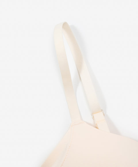 Bare Essential Wireless Lightly-Lined High Side Panel 3/4 Cup Demi Bra