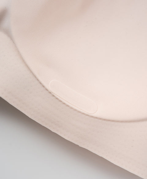High Coverage Laminated Wireless Bralette with Back Hooks