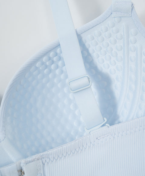 Simply Rib Comfort 3/4Cup Wireless Demi Bra (B Cup)