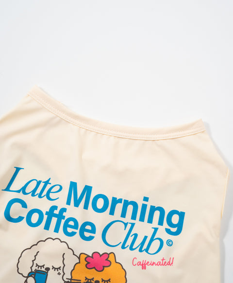 BedMood Cremo & Mello Late Morning Coffee Club Pet Shirt
