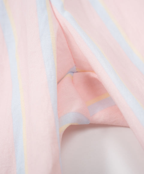 BedMood Mello Not Ignoring You, Just Resting Polyester PJ Short Sleeves Top & Shorts Set - Peach