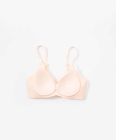 Marshmallow Kiss: Mirror Skin Triangle Wireless Bra with Back Hook – New & Improved