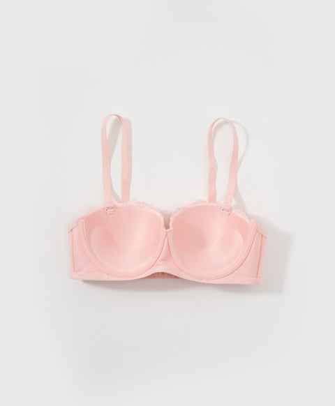 Spring Lace 1/2 Cup Underwired Multiway Bra