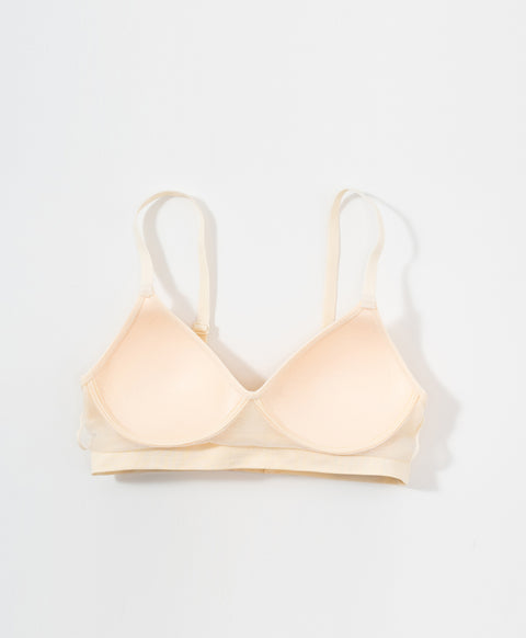 (NEW) Real Comfy Triangle Cup Seamless Wireless Bra