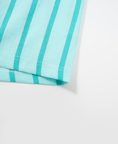 BedMood Cremo & Mello I'm in Bed Mood Polyester PJ Short Sleeves Top & Shorts Set - Green
