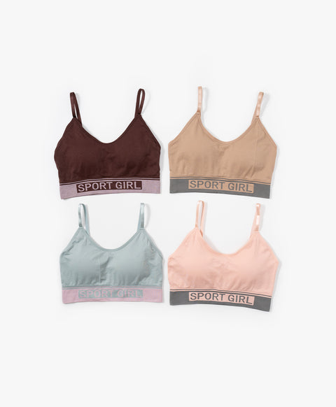 Barely Barely Essential Sporty Wireless Cami Pull Over Vest