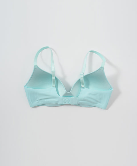 Second Skin Soft Seamless Wireless Demi 3/4 Cup Lightly-Lined Bra