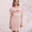 Little Bunny Polyester Cotton Short Sleeves Sleep Dress
