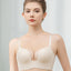 Second Skin Soft Seamless Wireless Low-Back Demi Push Up Plunge Bra