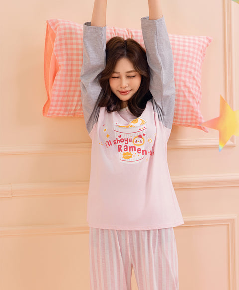 Shoyu Ramen-tic! Long Sleeve Top & Pants Set