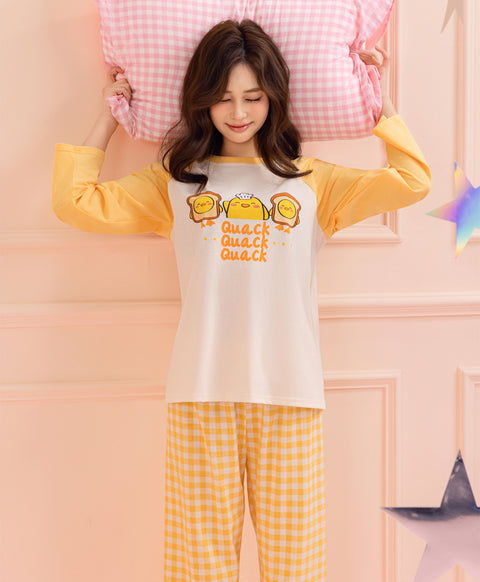 Quacky Bakery Long Sleeve Top & Pants Set