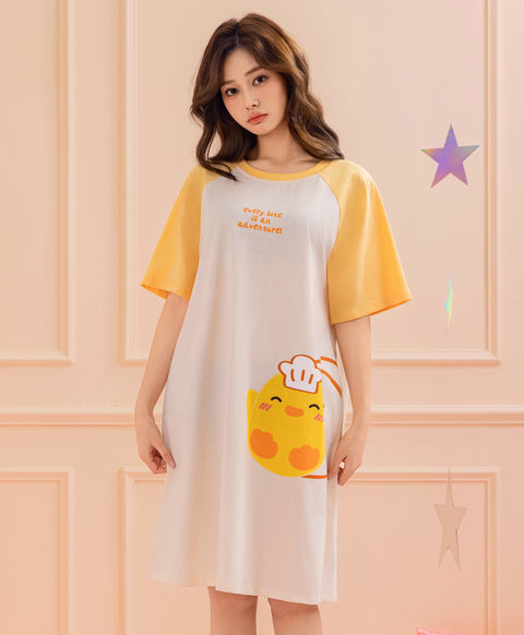 Quacky Bakery Short Sleeve Dress