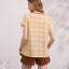 Meow Dessert Time Short Sleeves Polyester Cotton Top & Bottom Sleep Set