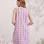 Sweet Cat Bow Bow Sleeveless Polyester Cotton Sleep Dress