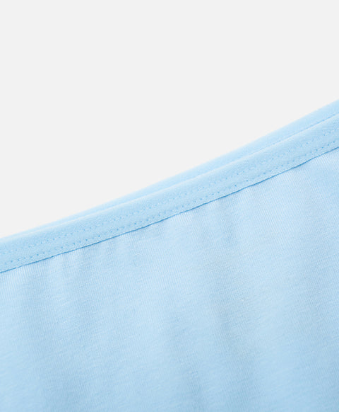 Summer Poem Mid Waist Hipster 5pcs Cotton Spandex Pack Panties