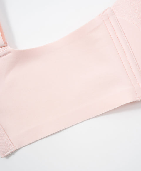 Blush Nightfall Jacquard 3/4 Cup Wireless Push Up Bra